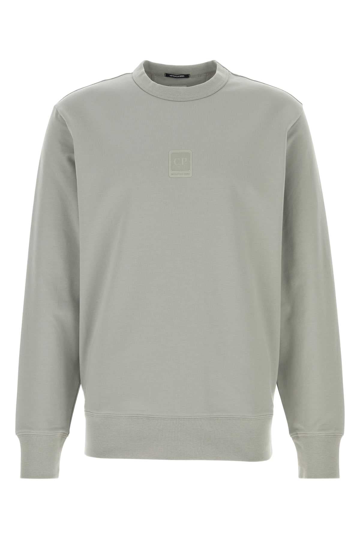 Grey stretch cotton sweatshirt