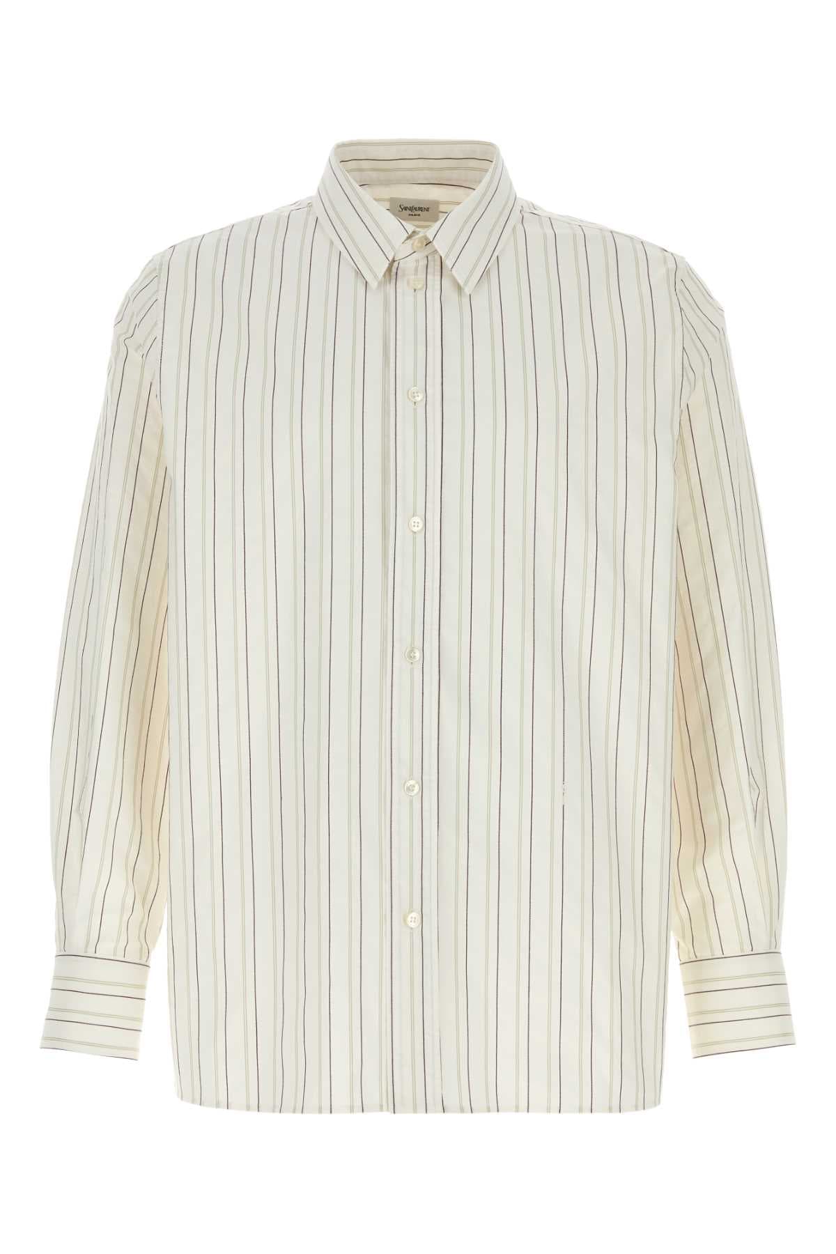 Embroidered cotton shirt