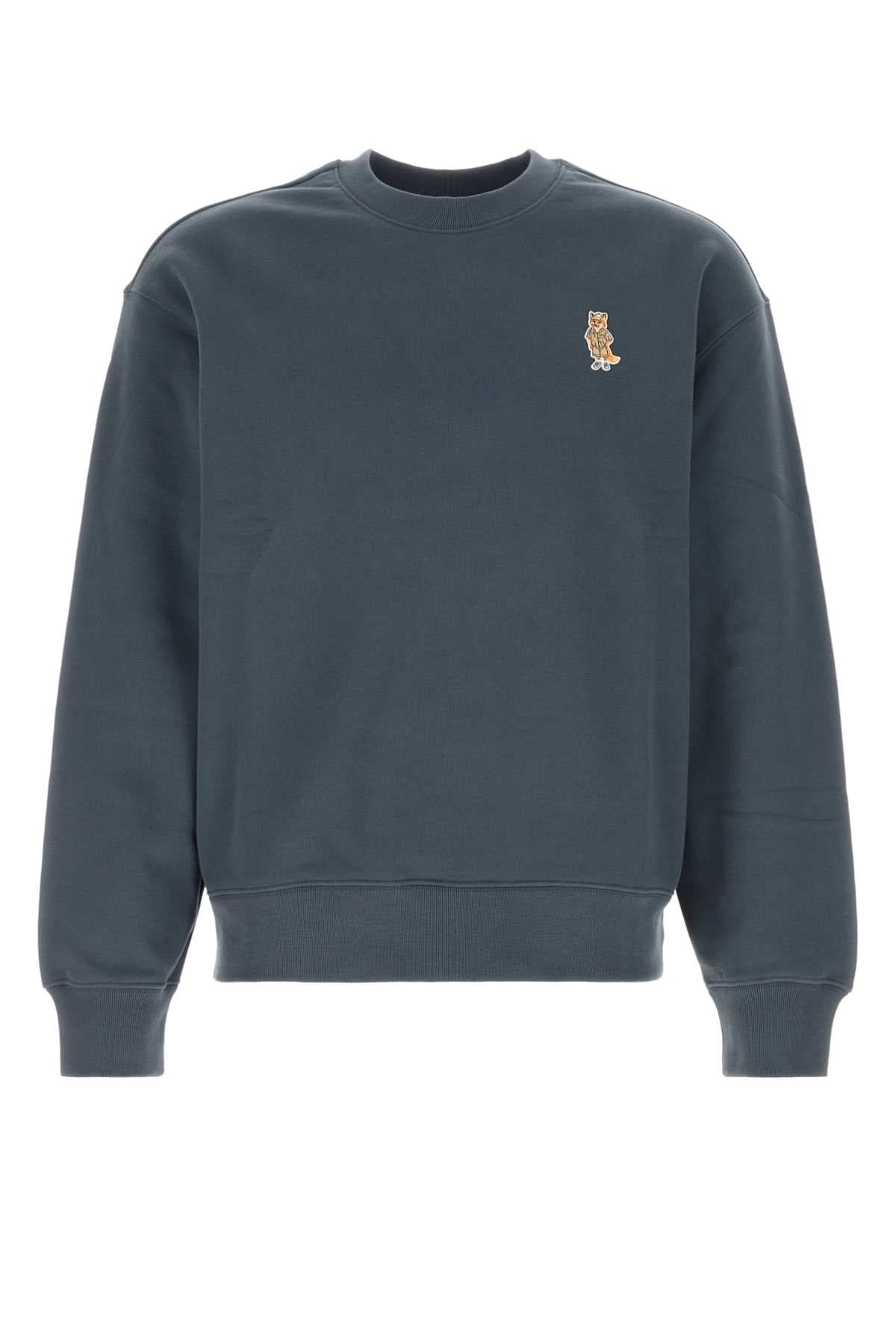 Air force blue cotton sweatshirt