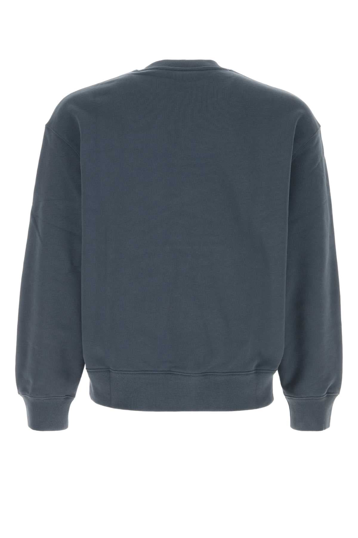 Air force blue cotton sweatshirt - мініатюра 2