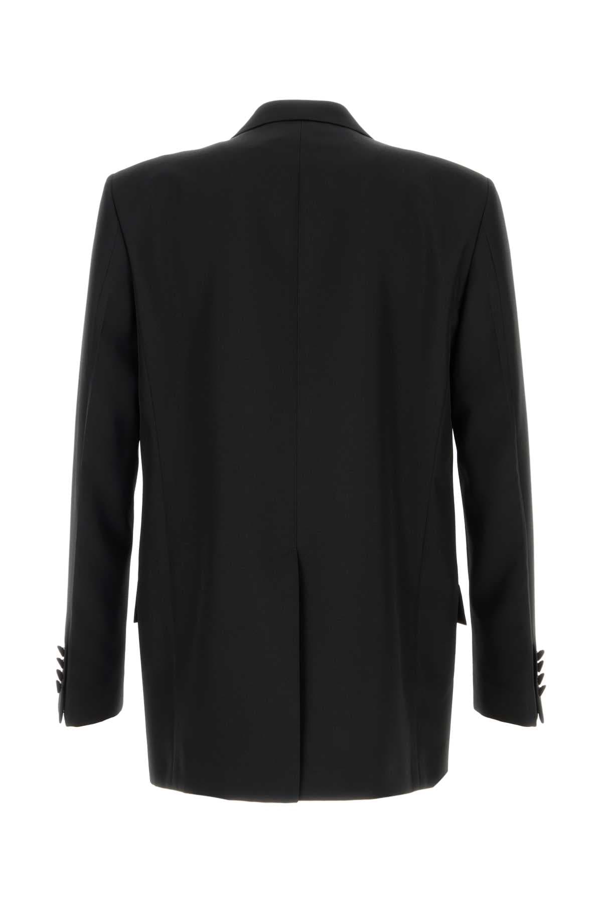 Black panama blazer - мініатюра 2
