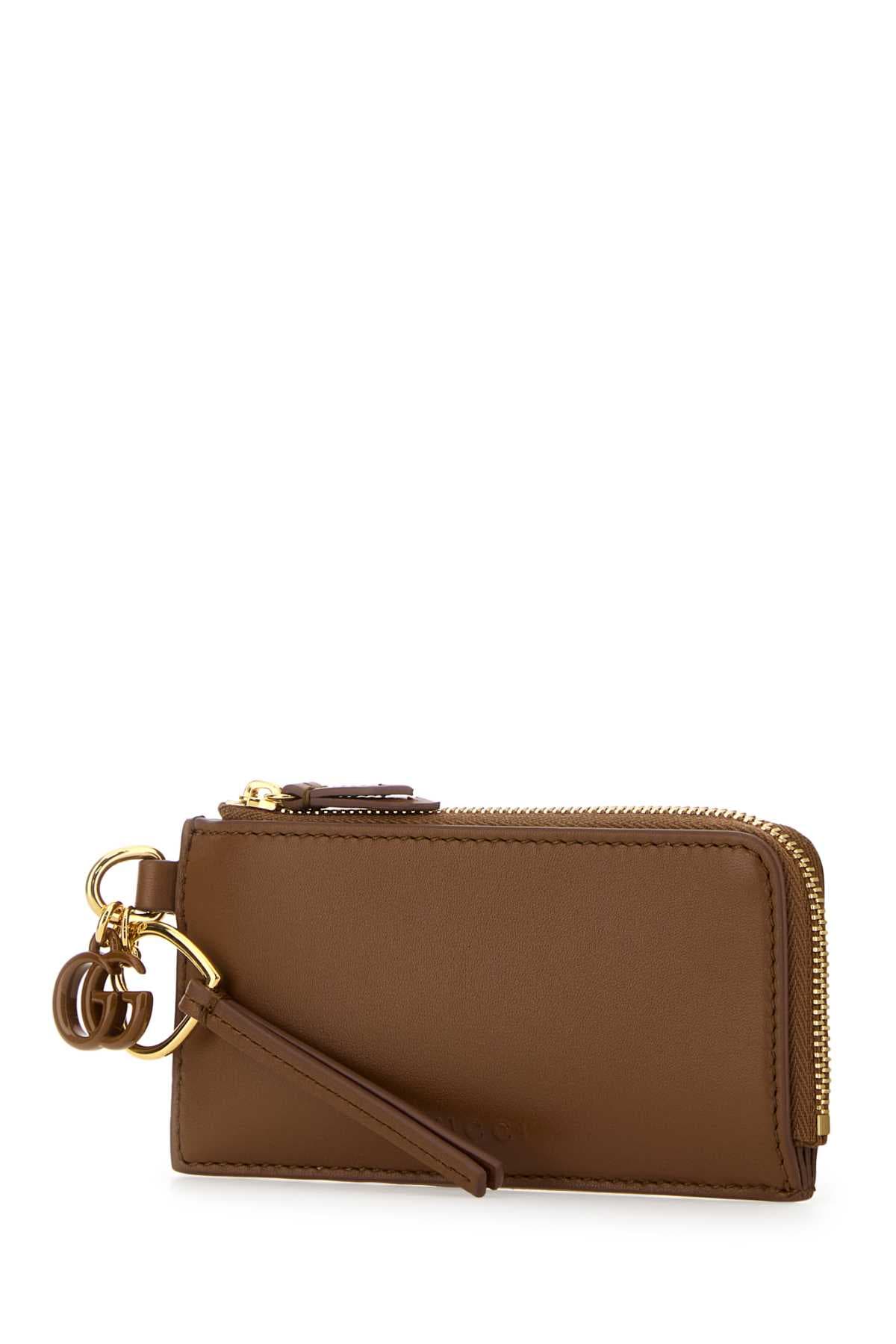 Caramel leather card holder - мініатюра 2