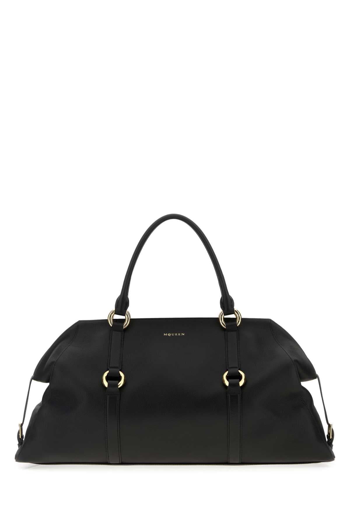 Black leather Farringdon Maxi handbag