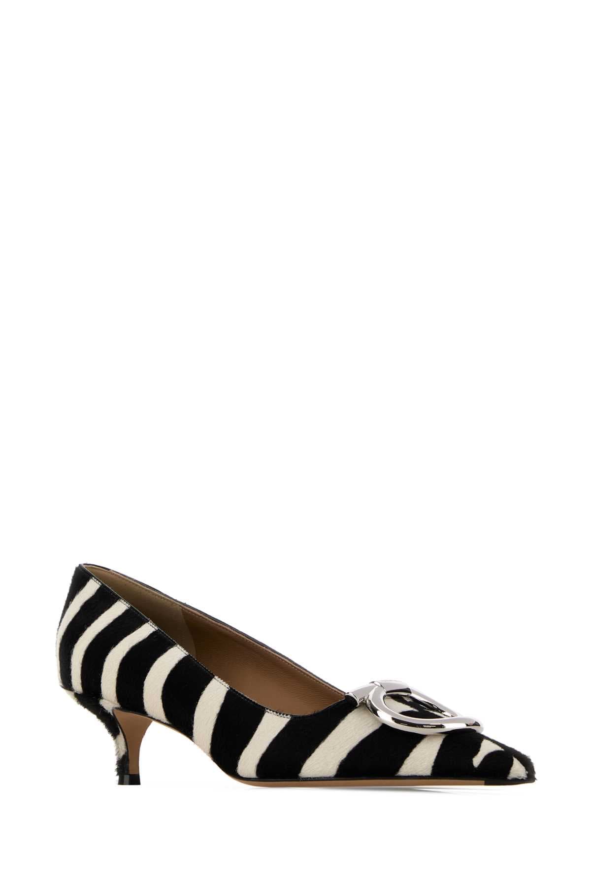 Printed calf hair Lara 40 pumps - мініатюра 2