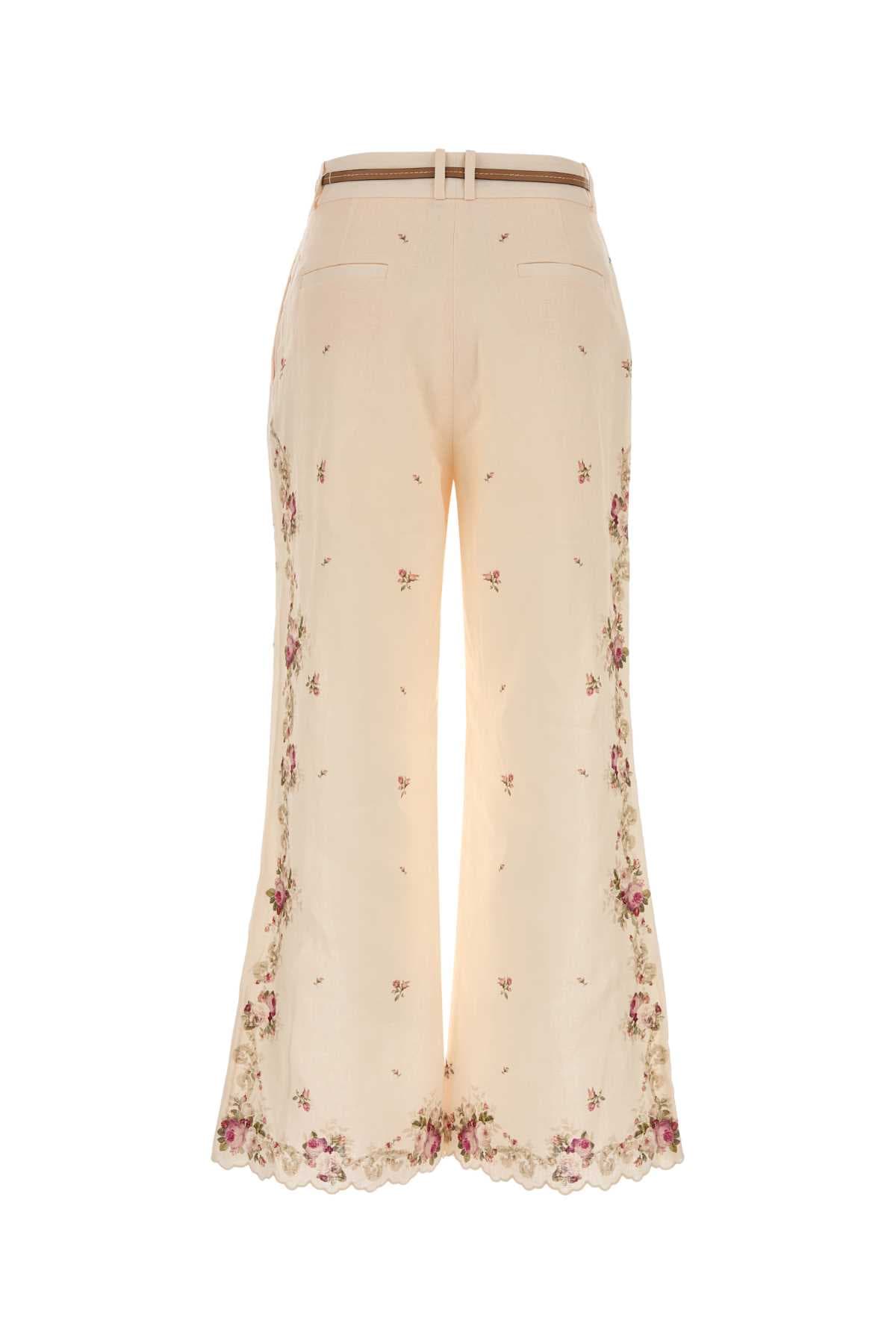 Printed linen Patience pant - мініатюра 2