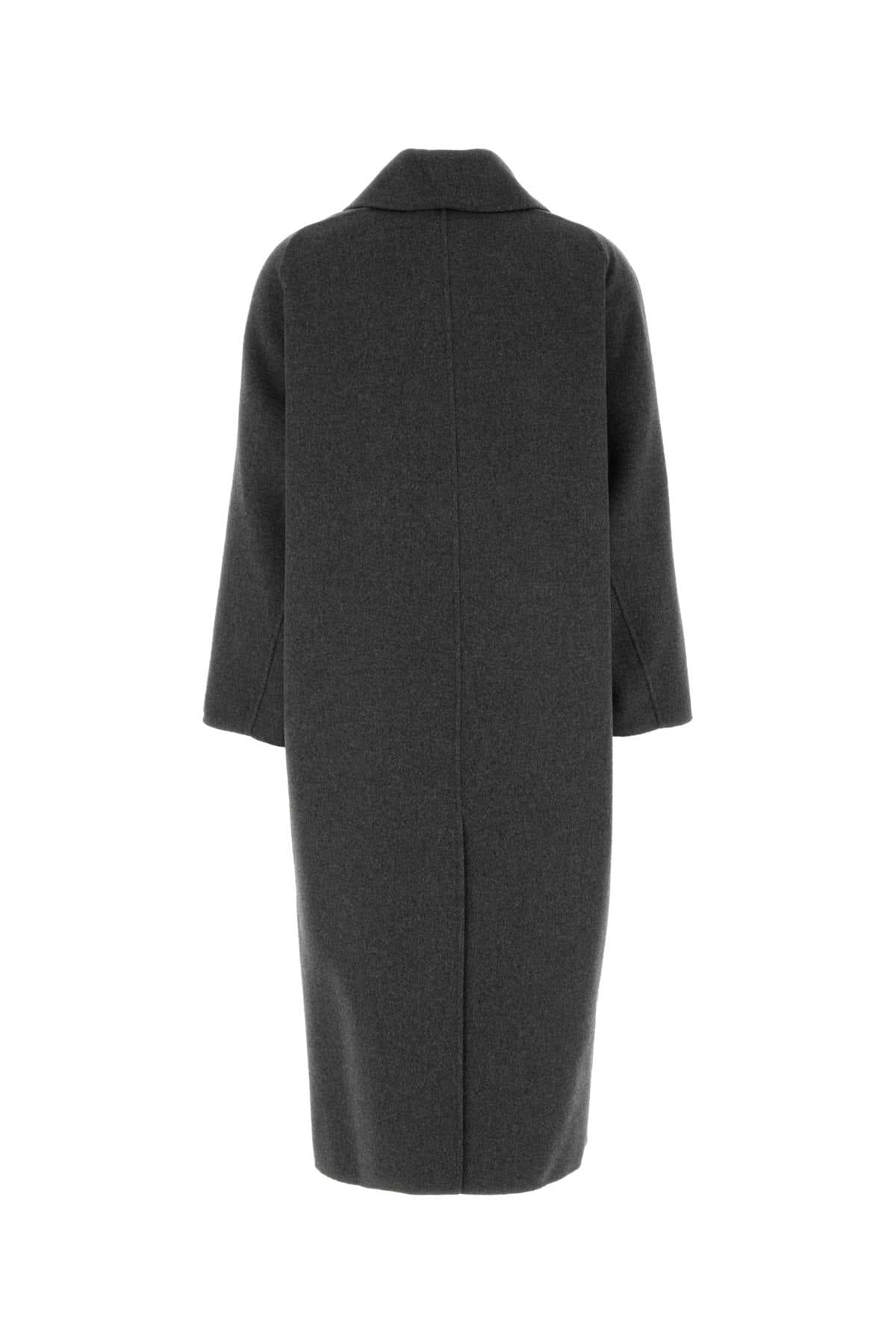 Dark grey wool Alice coat - мініатюра 2