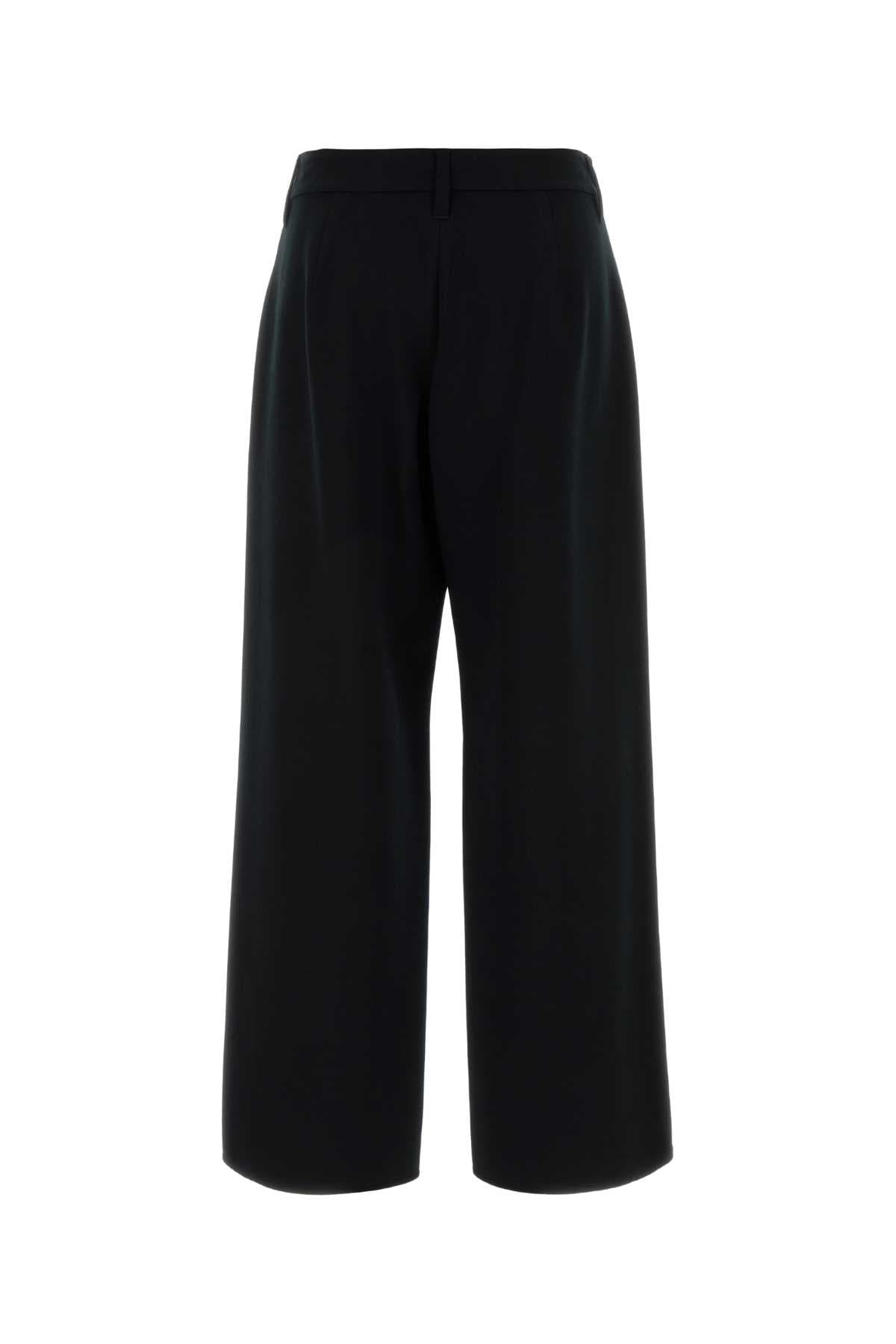 Black stretch wool Festa pant - мініатюра 2