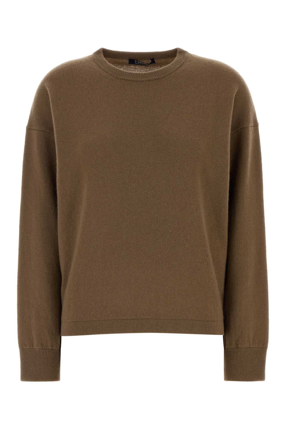 Brown wool blend Nebbie sweater