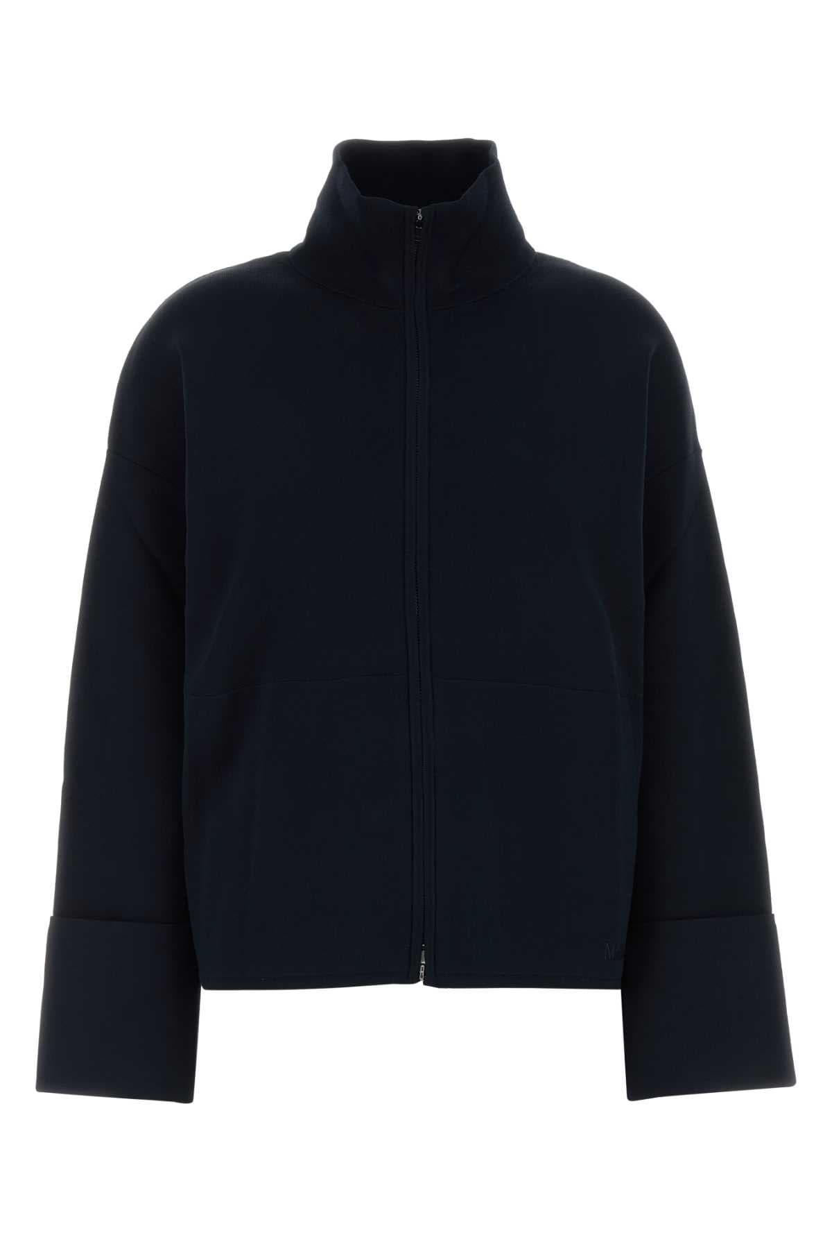Dark blue viscose blend Formato sweatshirt