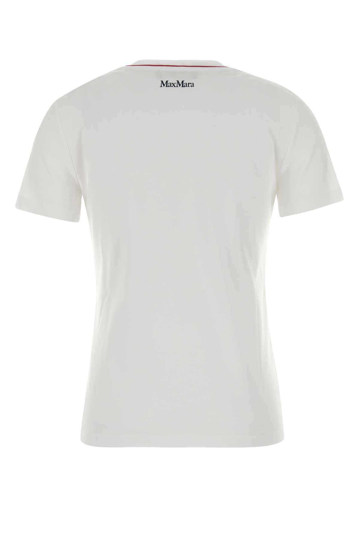 White cotton Pugnale t-shirt - мініатюра 2