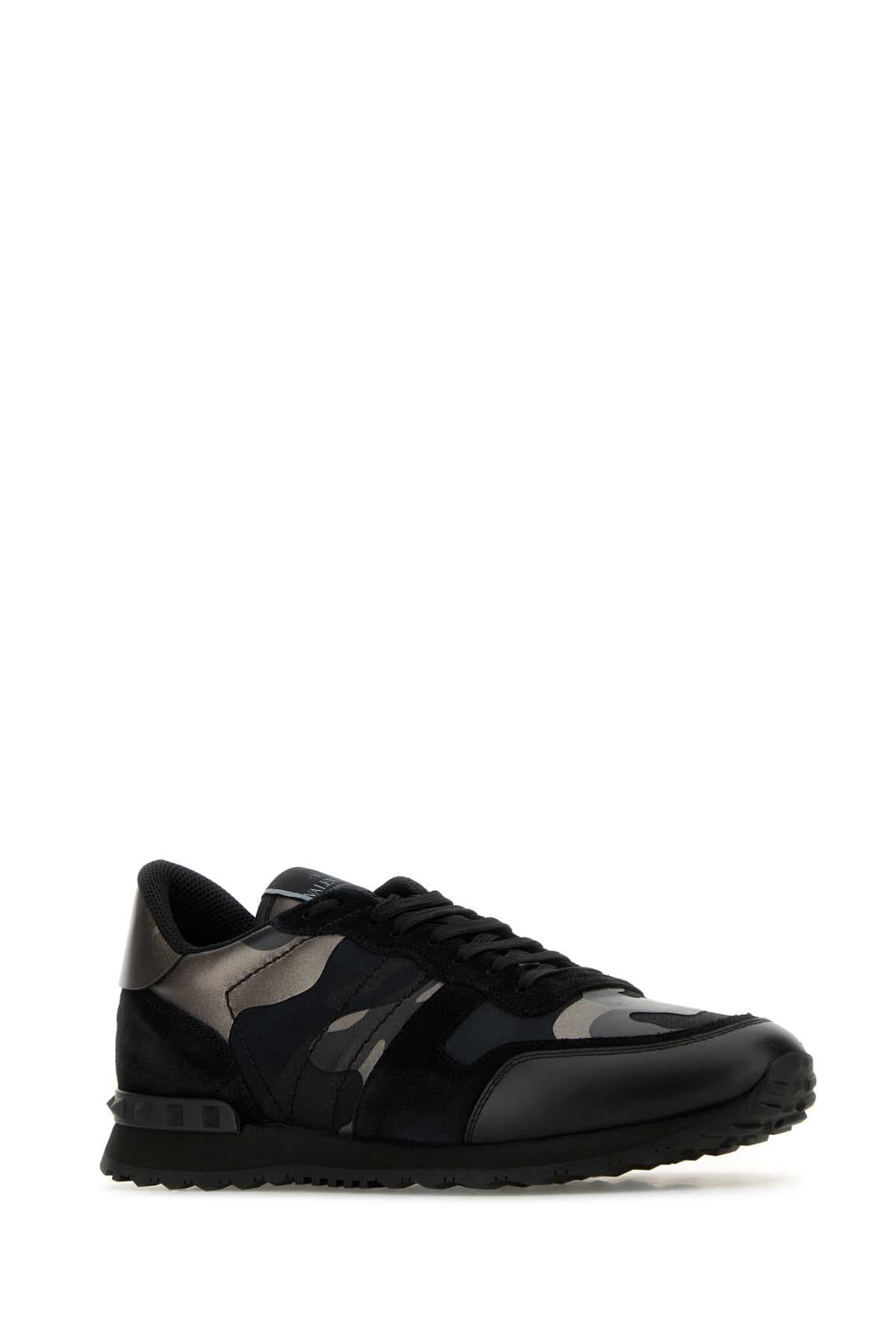Multicolor fabric and leather Rockrunner Camouflage sneakers - мініатюра 2