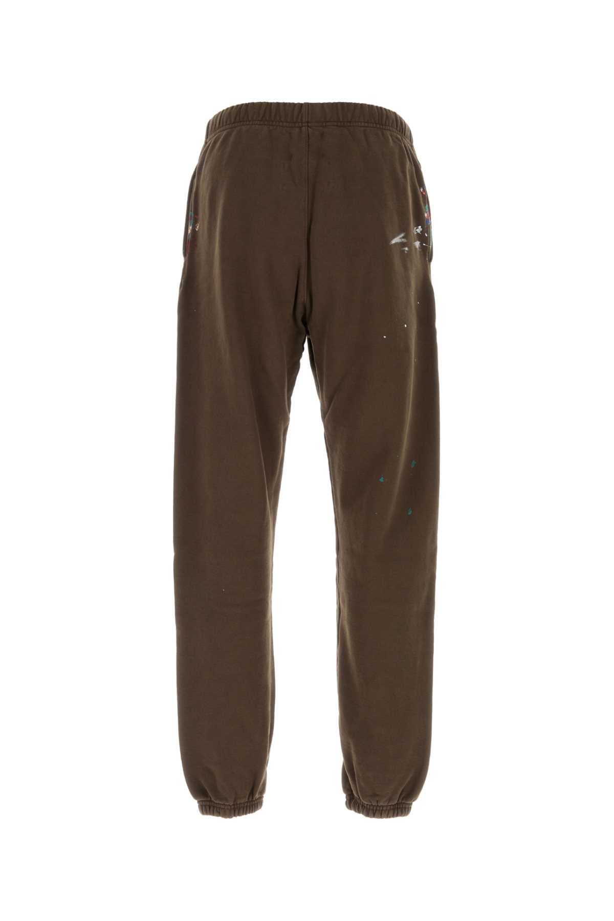 Brown cotton joggers - мініатюра 2