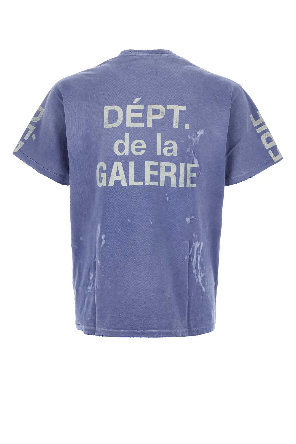 Blue cotton t-shirt - мініатюра 2
