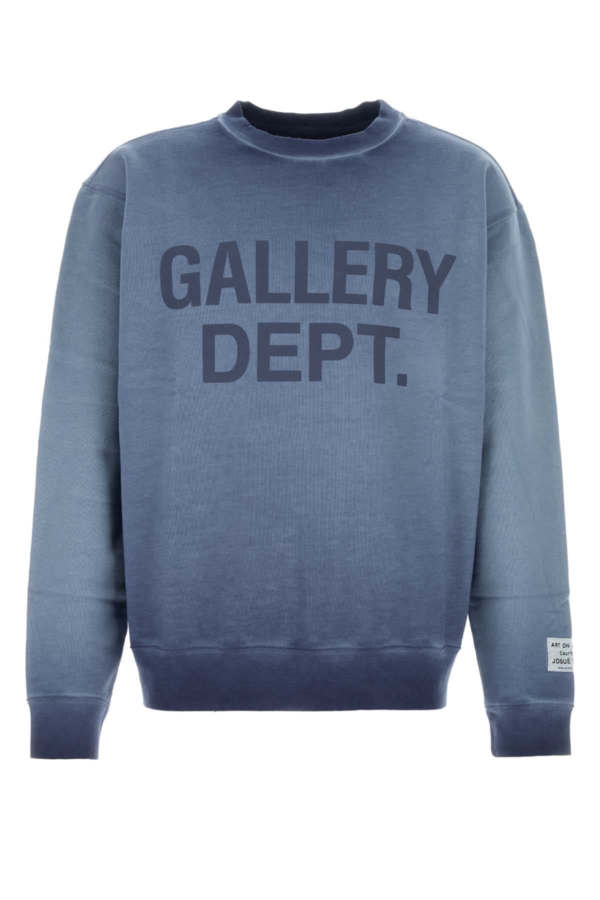 Blue cotton sweatshirt