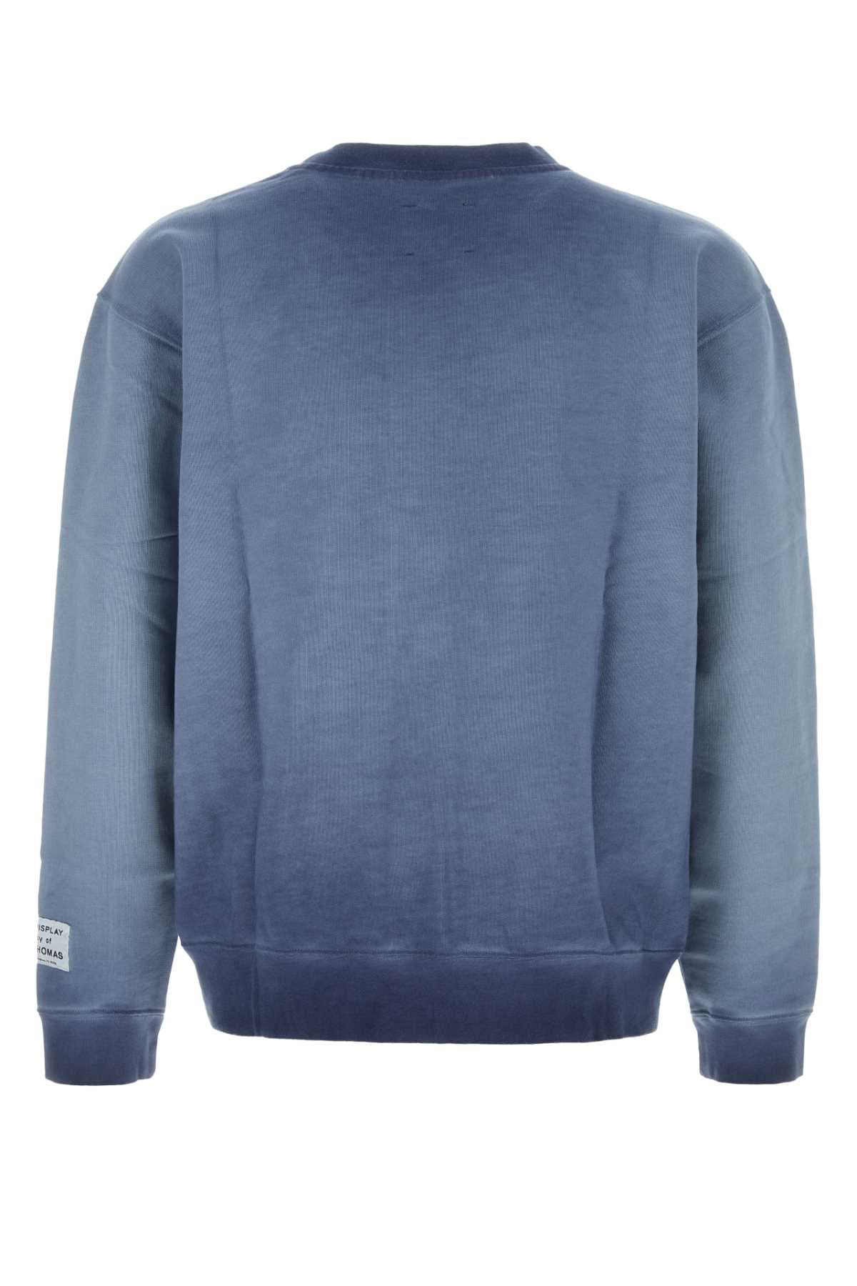 Blue cotton sweatshirt - мініатюра 2