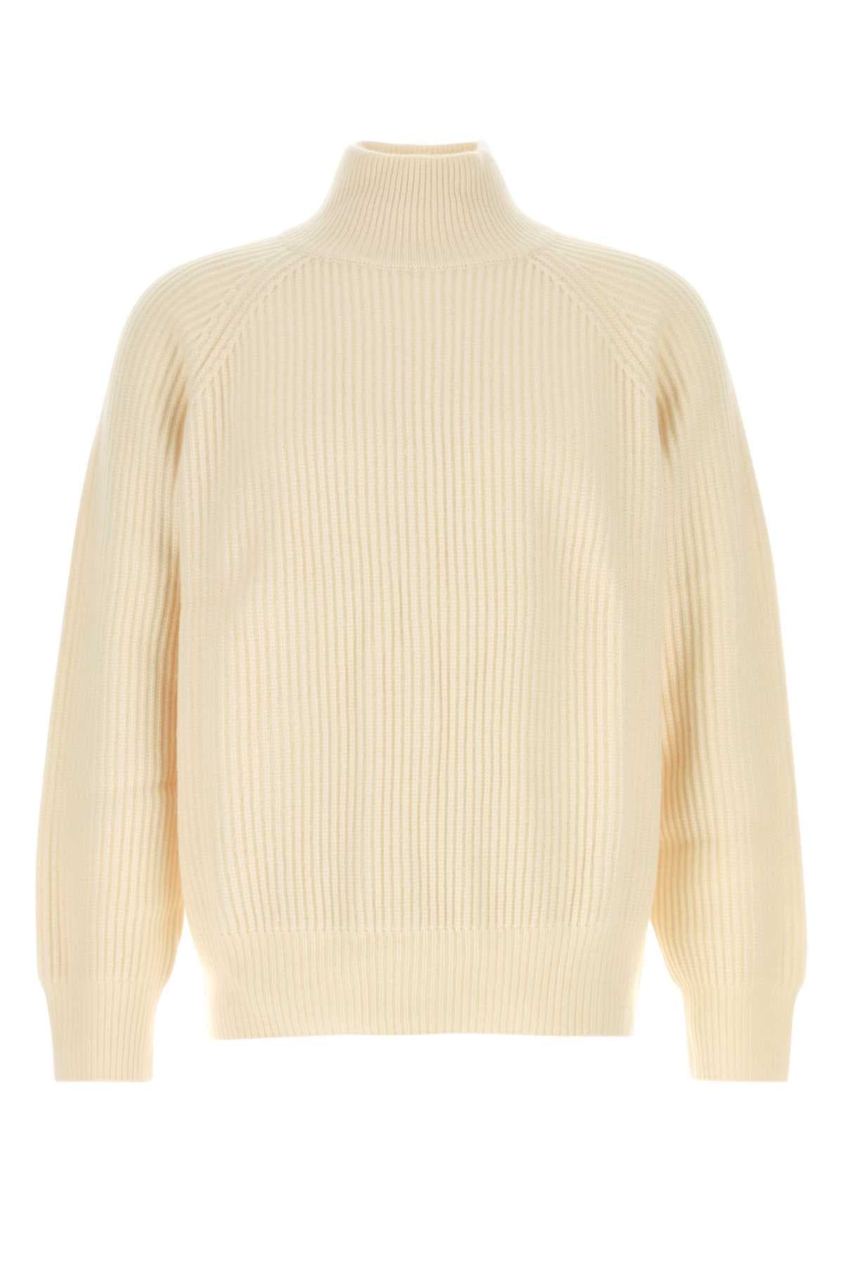 Ivory cashmere Lette sweater