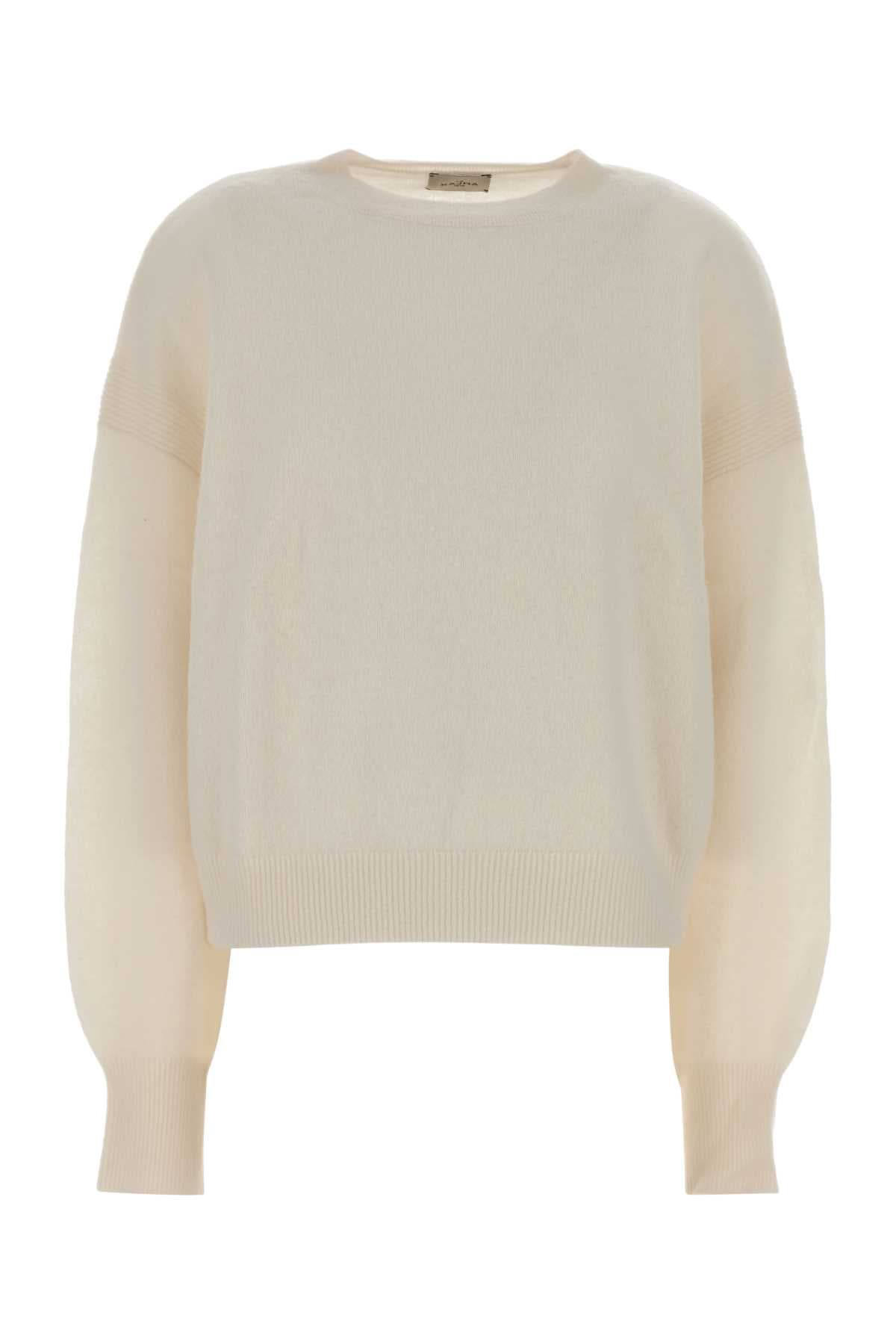 Ivory cashmere Modena sweater