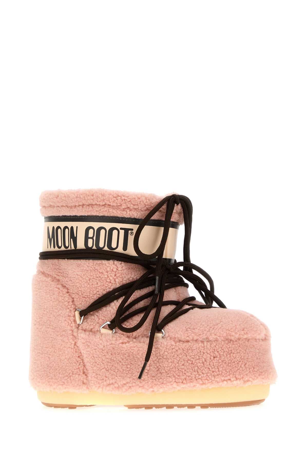 Pink eco fur Icon Low ankle boots - мініатюра 2