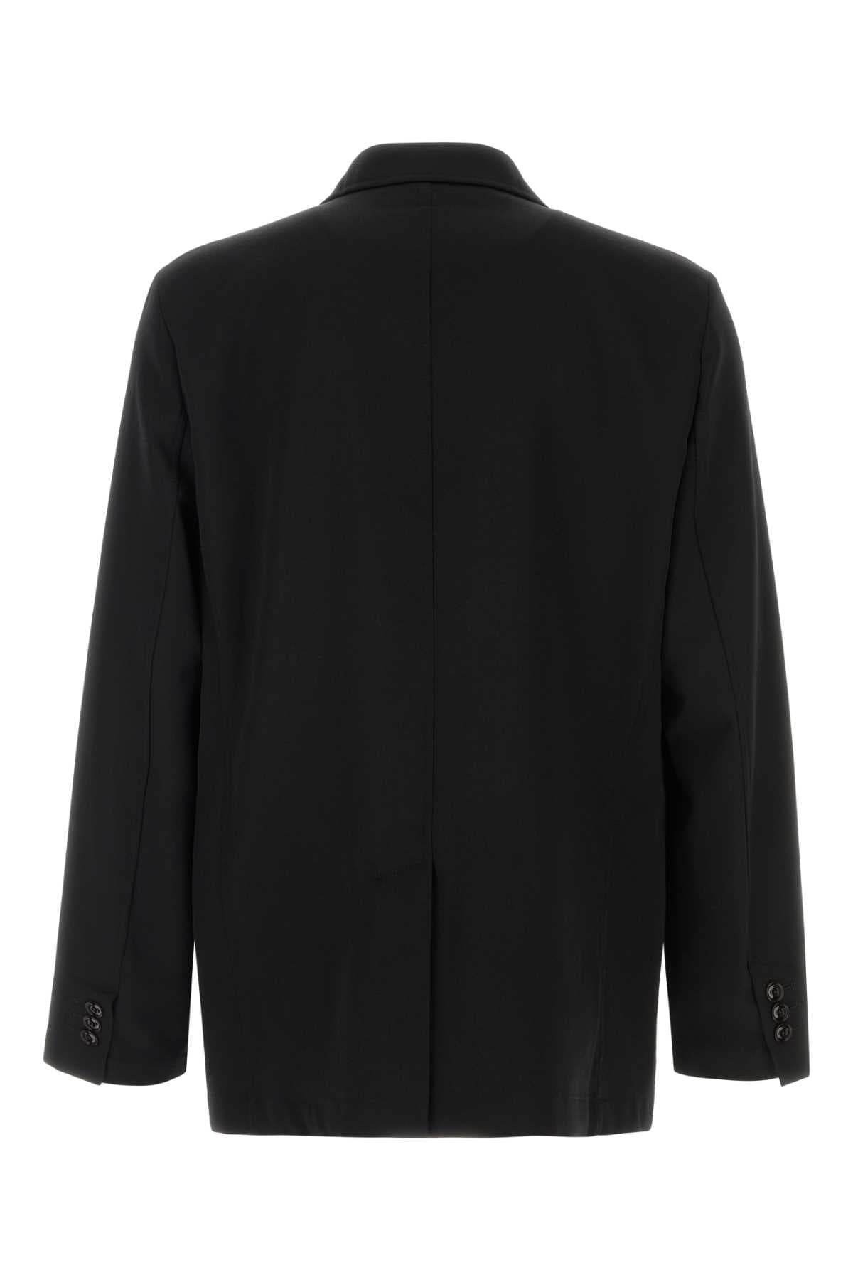 Black wool blazer - мініатюра 2