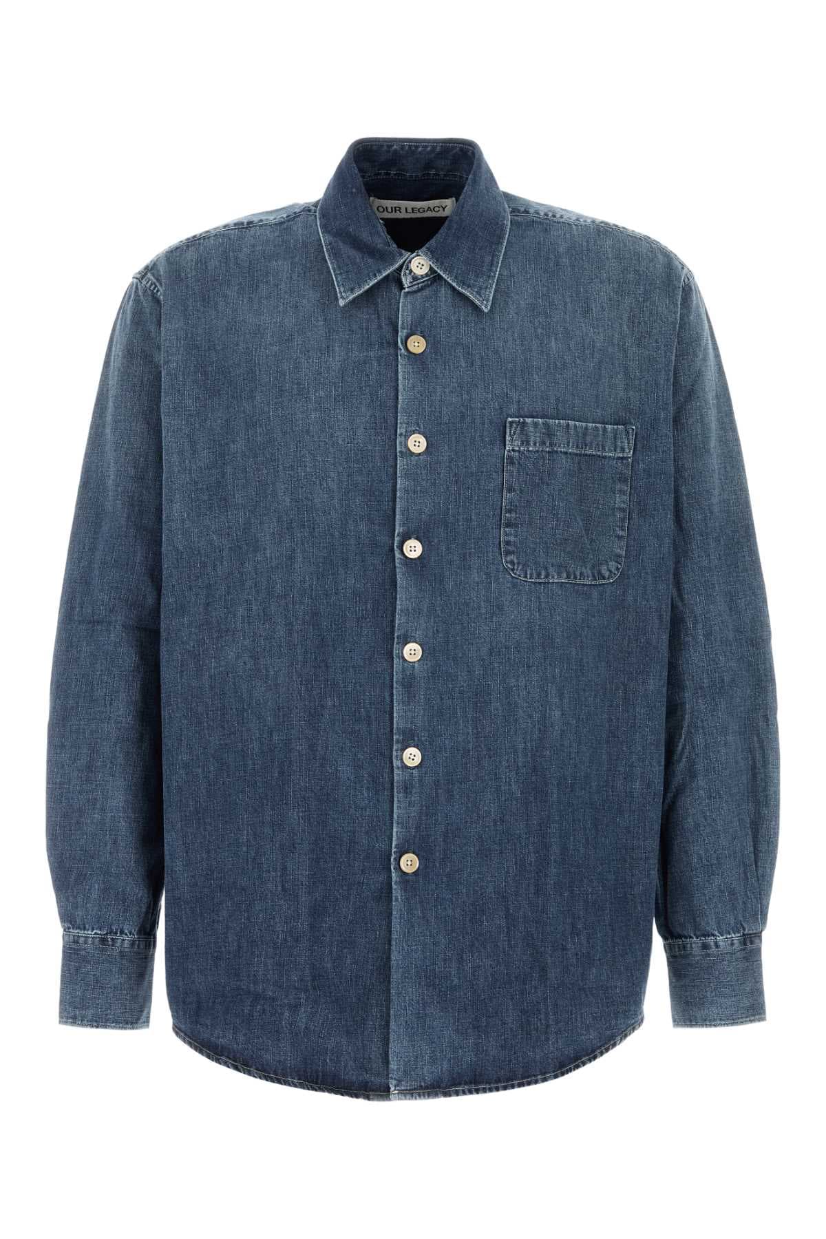 Denim oversize shirt