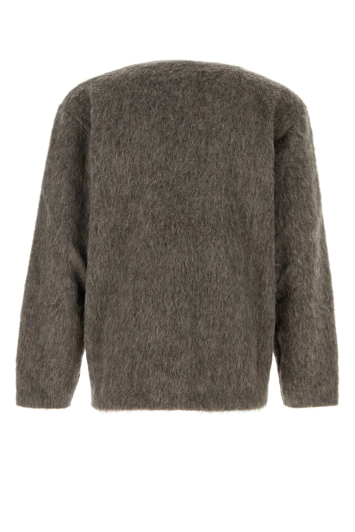 Mud wool blend oversize cardigan - мініатюра 2