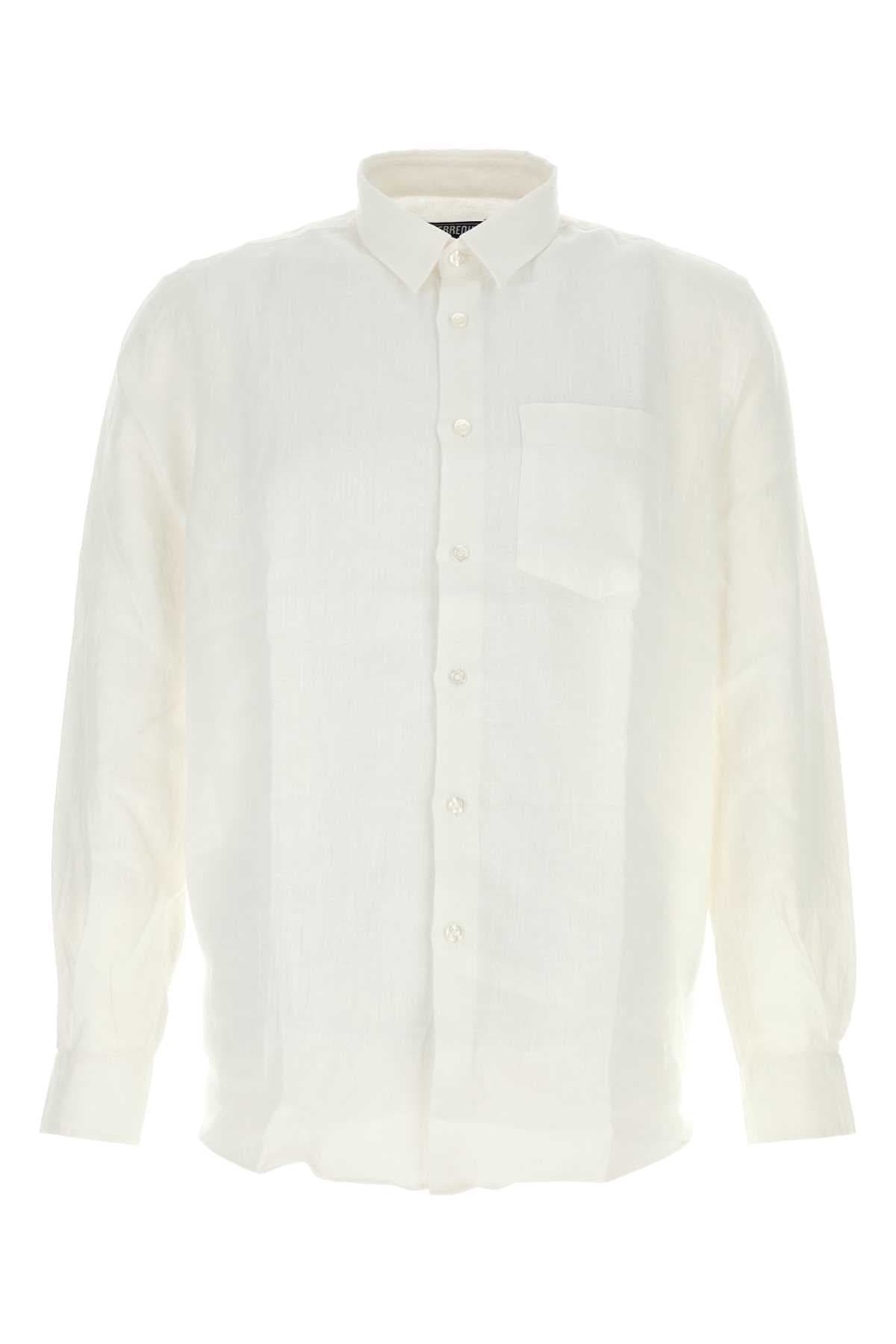 White linen Caroubis shirt