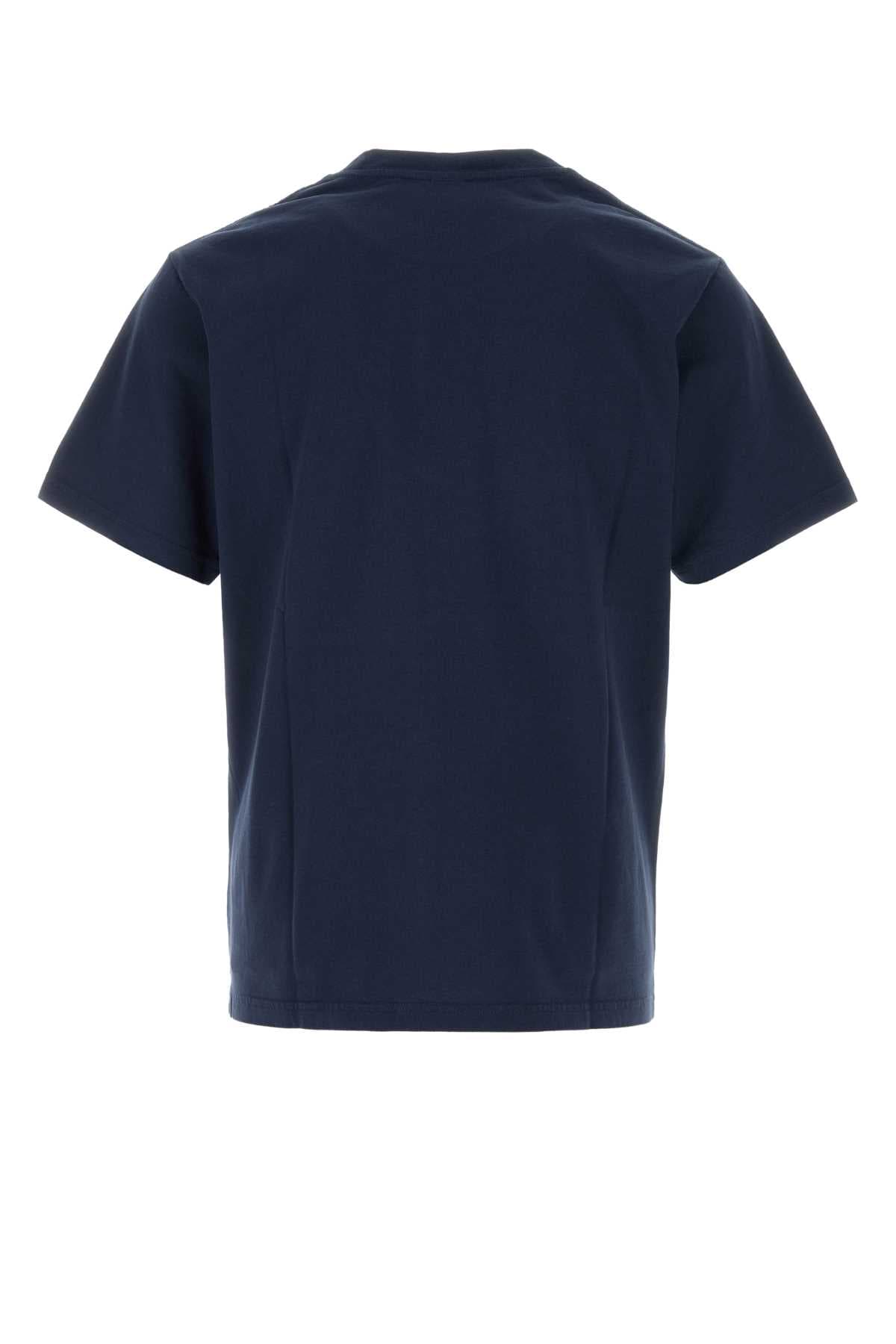 Navy blue cotton t-shirt - мініатюра 2