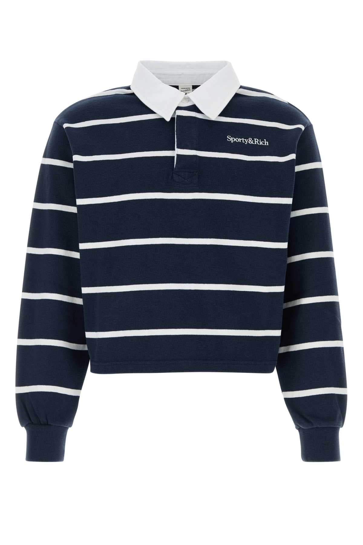 Embroidered cotton polo shirt