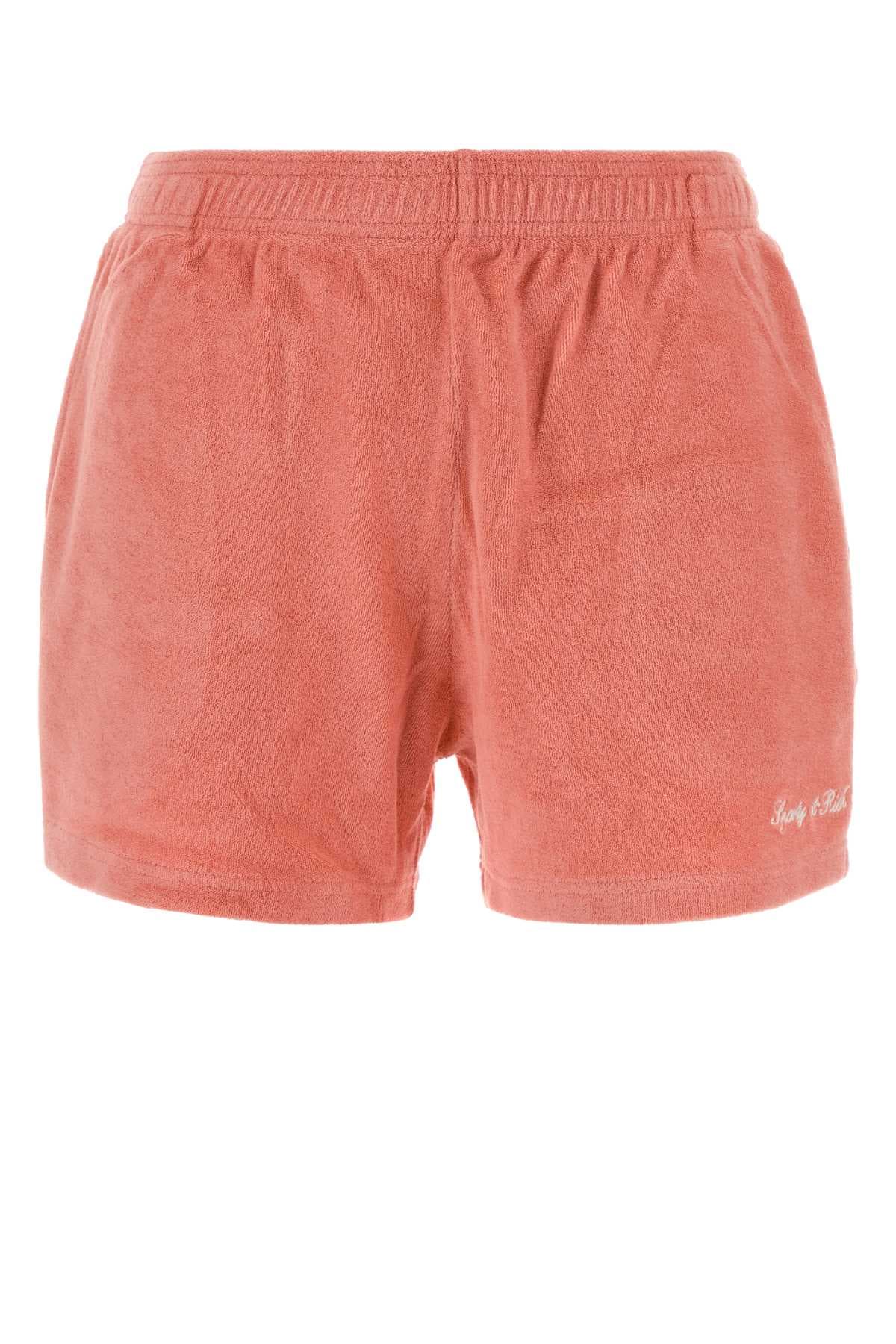 Salmon terry fabric Andy shorts