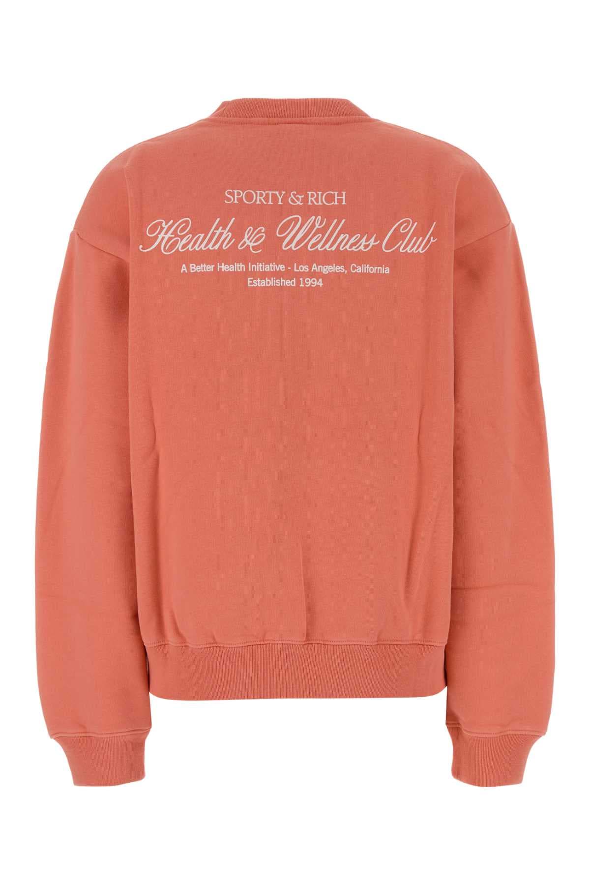 Salmon cotton sweatshirt - мініатюра 2