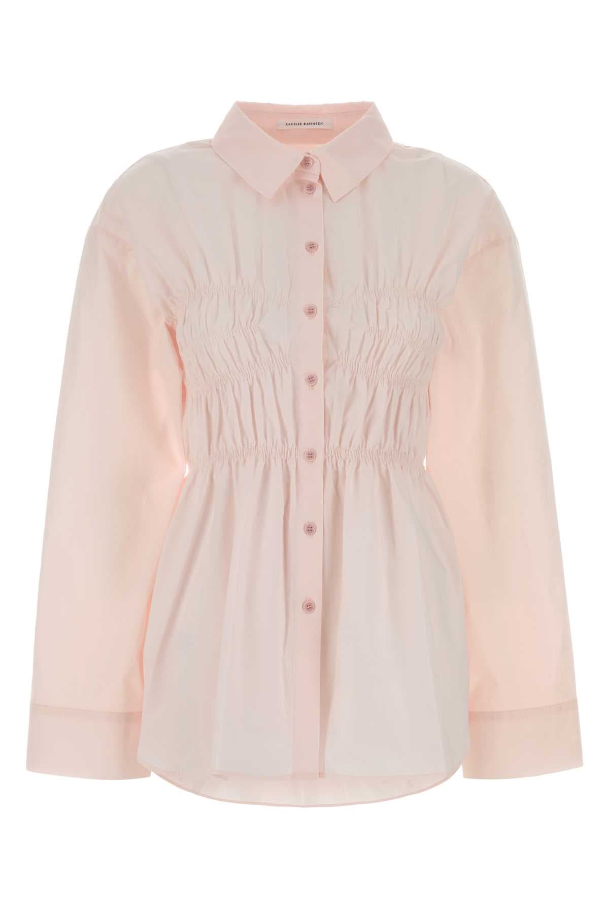 Pink poplin shirt