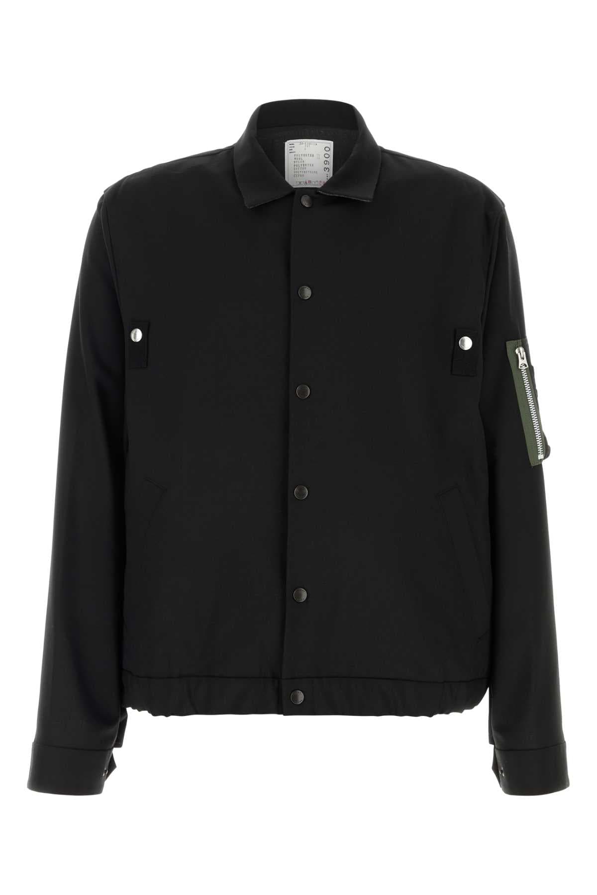 Black twill jacket