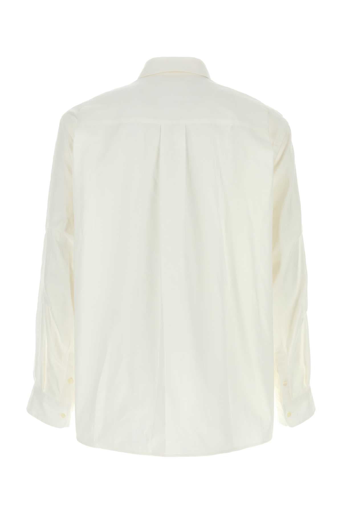 White poplin and oxford shirt - мініатюра 2