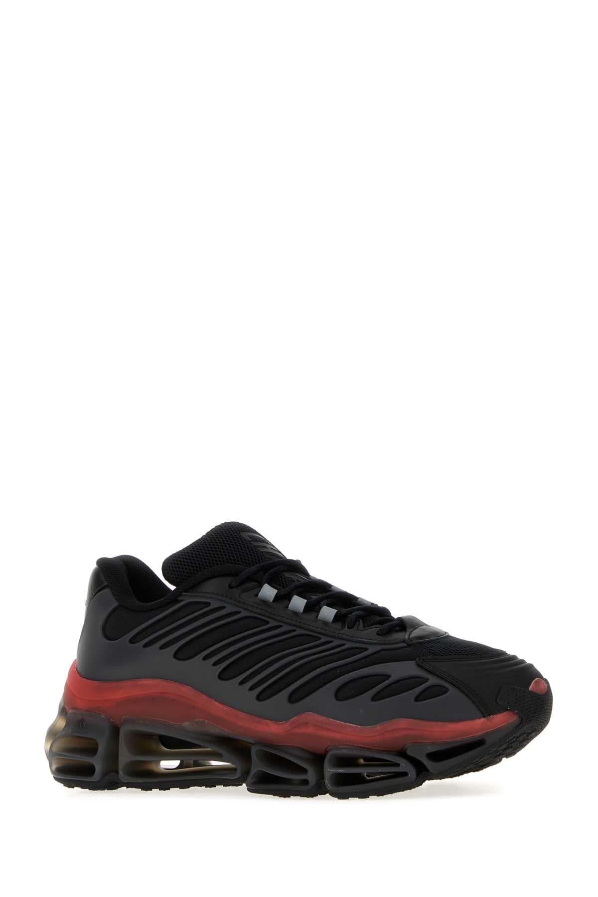 Black fabric and rubber Adidas by Willy Chavarria Jabbar sneakers - мініатюра 2