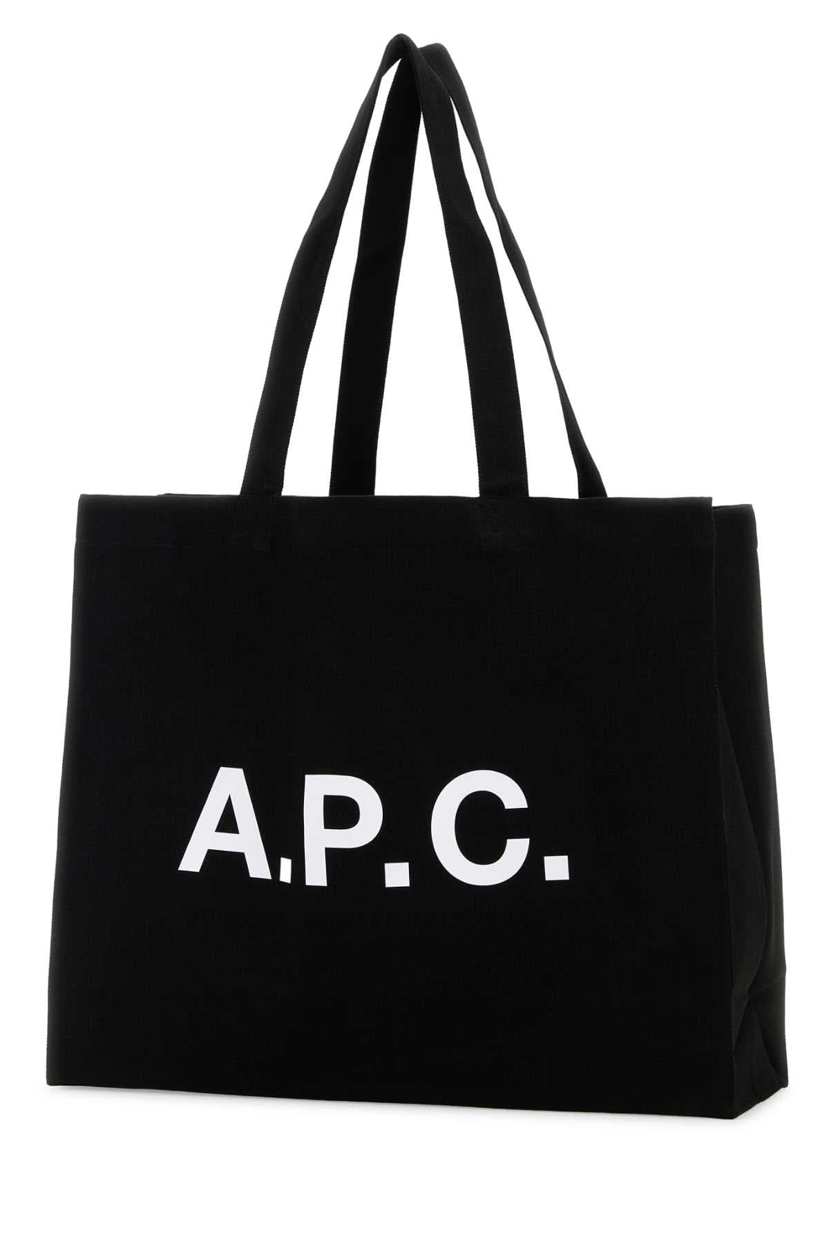 Black canvas Diane shopping bag - мініатюра 2