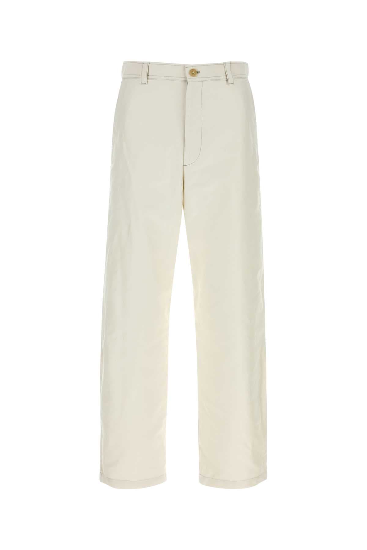 Ivory cotton pant