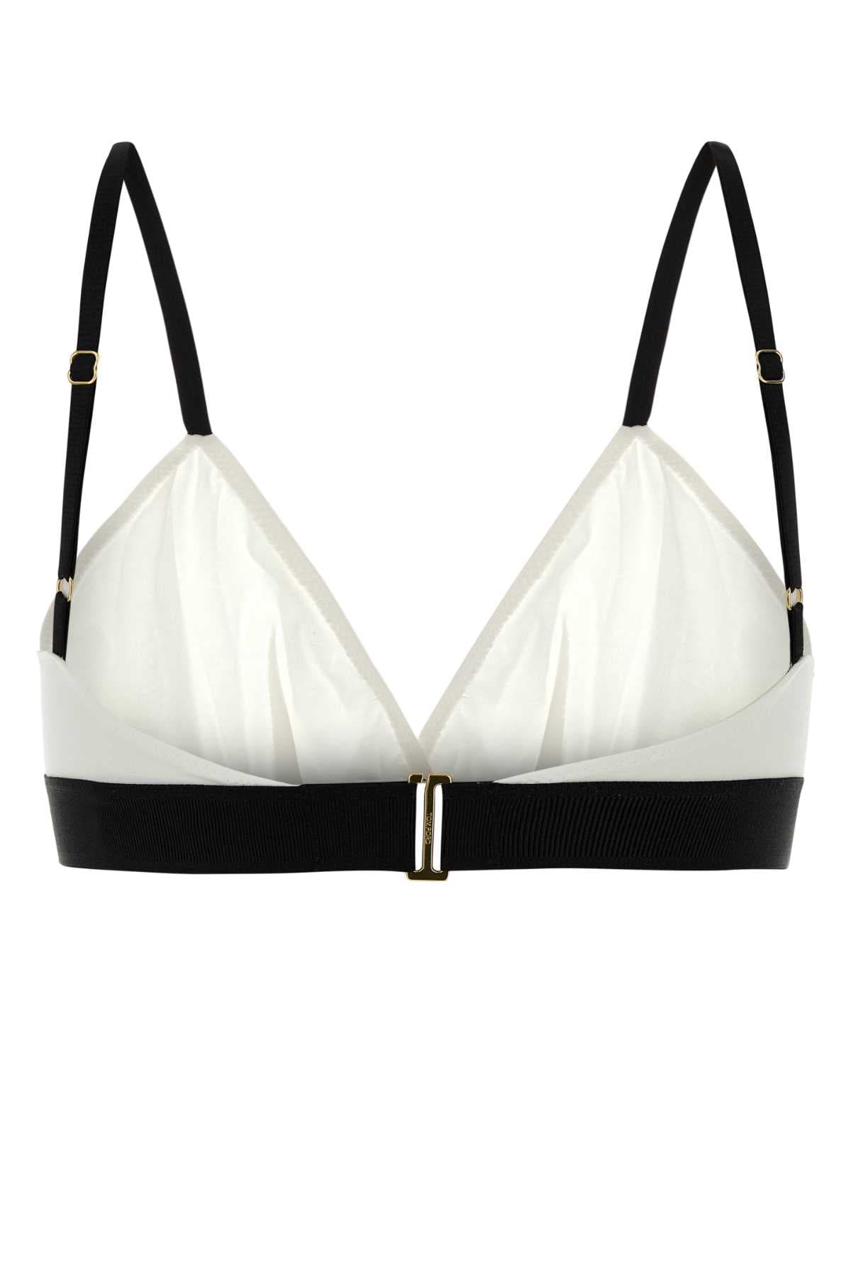 White stretch modal bra - мініатюра 2
