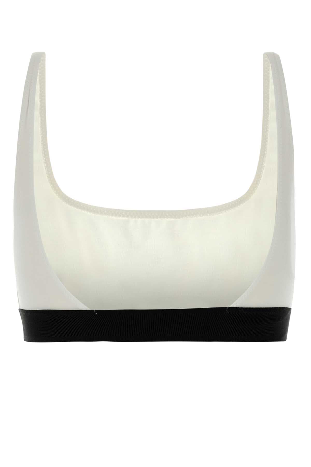 White stretch modal bra - мініатюра 2