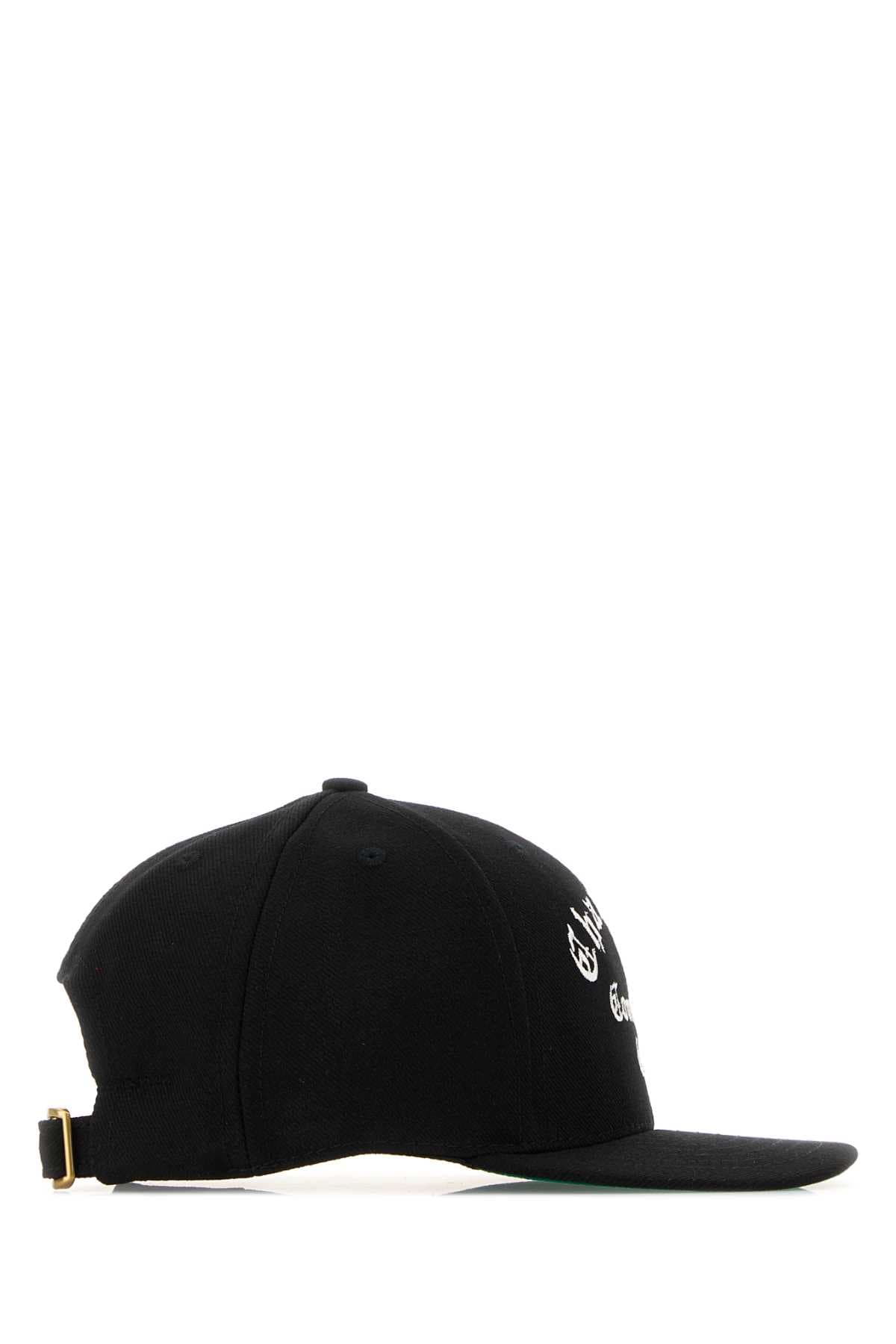 Black canvas baseball cap - мініатюра 2
