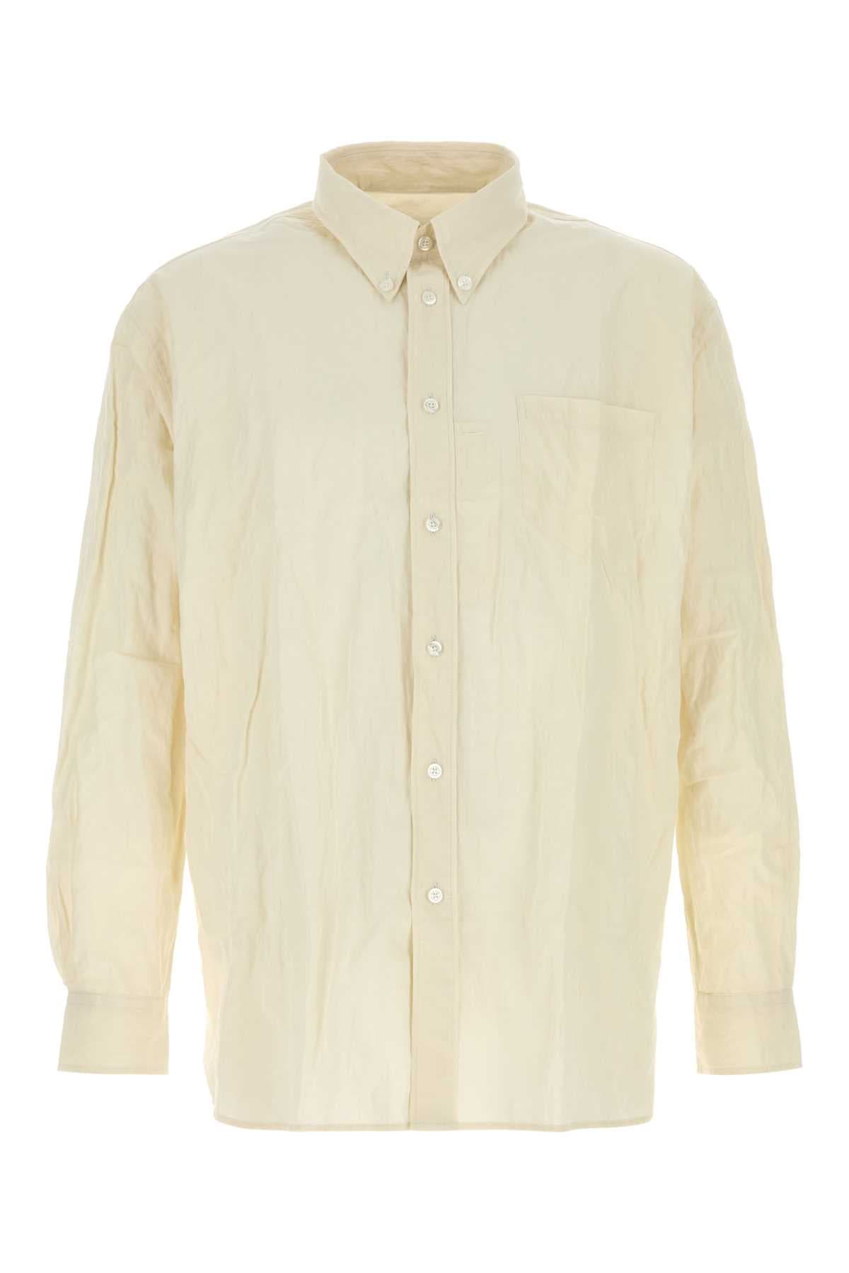 Cream poplin shirt