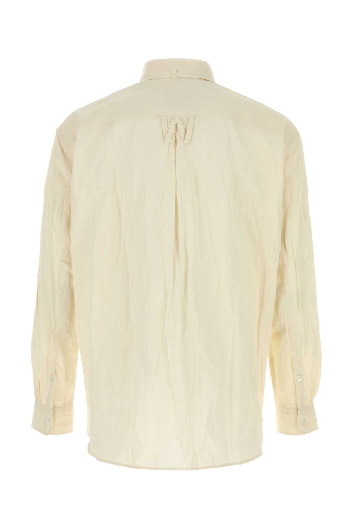 Cream poplin shirt - мініатюра 2