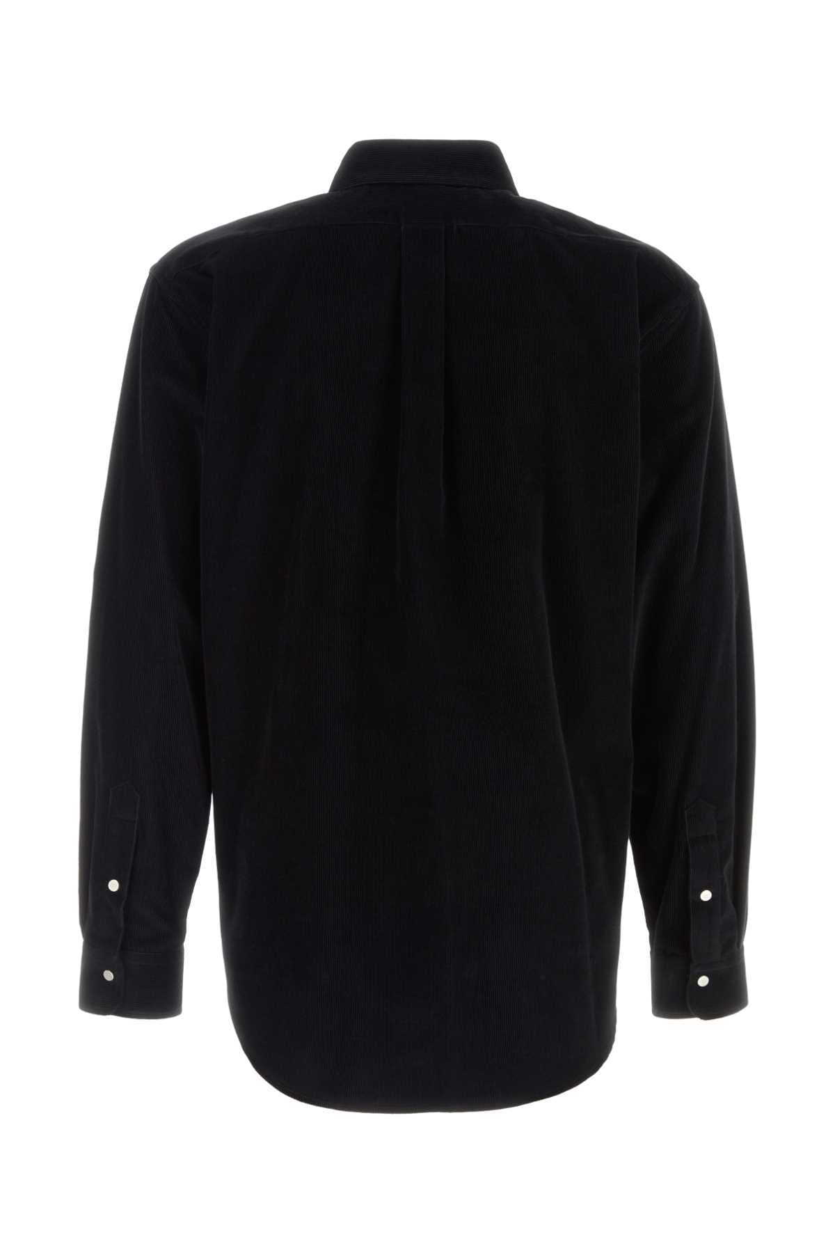 Black corduroy shirt - мініатюра 2