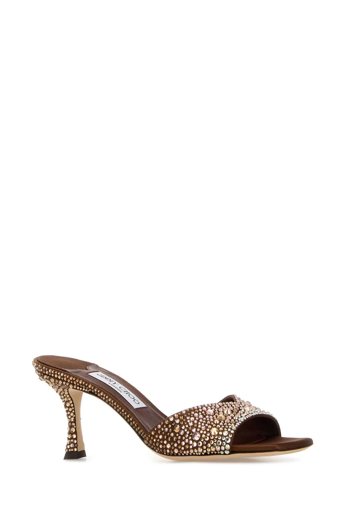 Embellished satin Skye mules - мініатюра 2