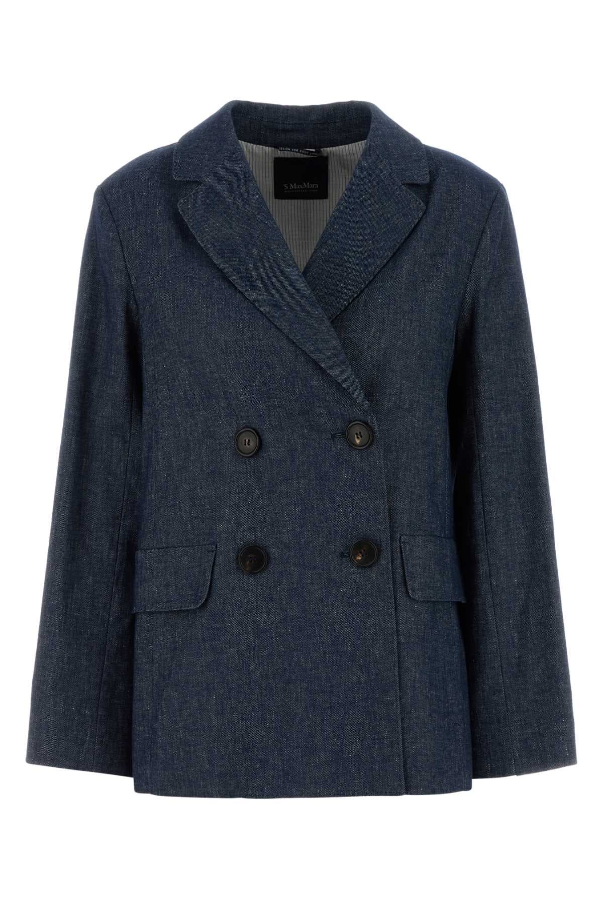 Stretch denim Nero blazer