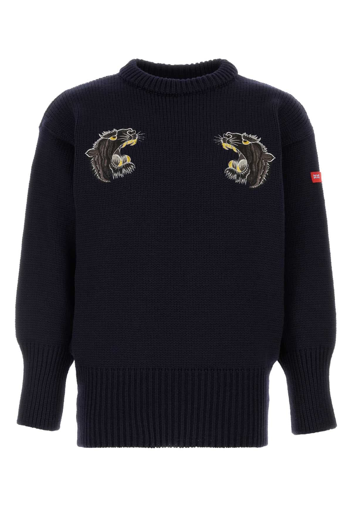 Midnight blue wool sweater