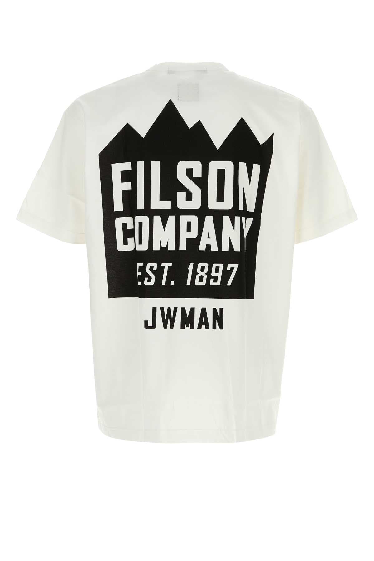White cotton t-shirt - мініатюра 2