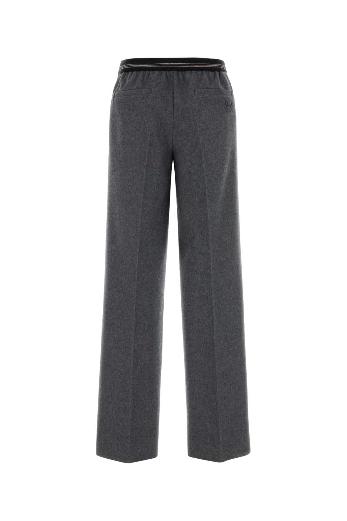 Grey wool blend pant - мініатюра 2