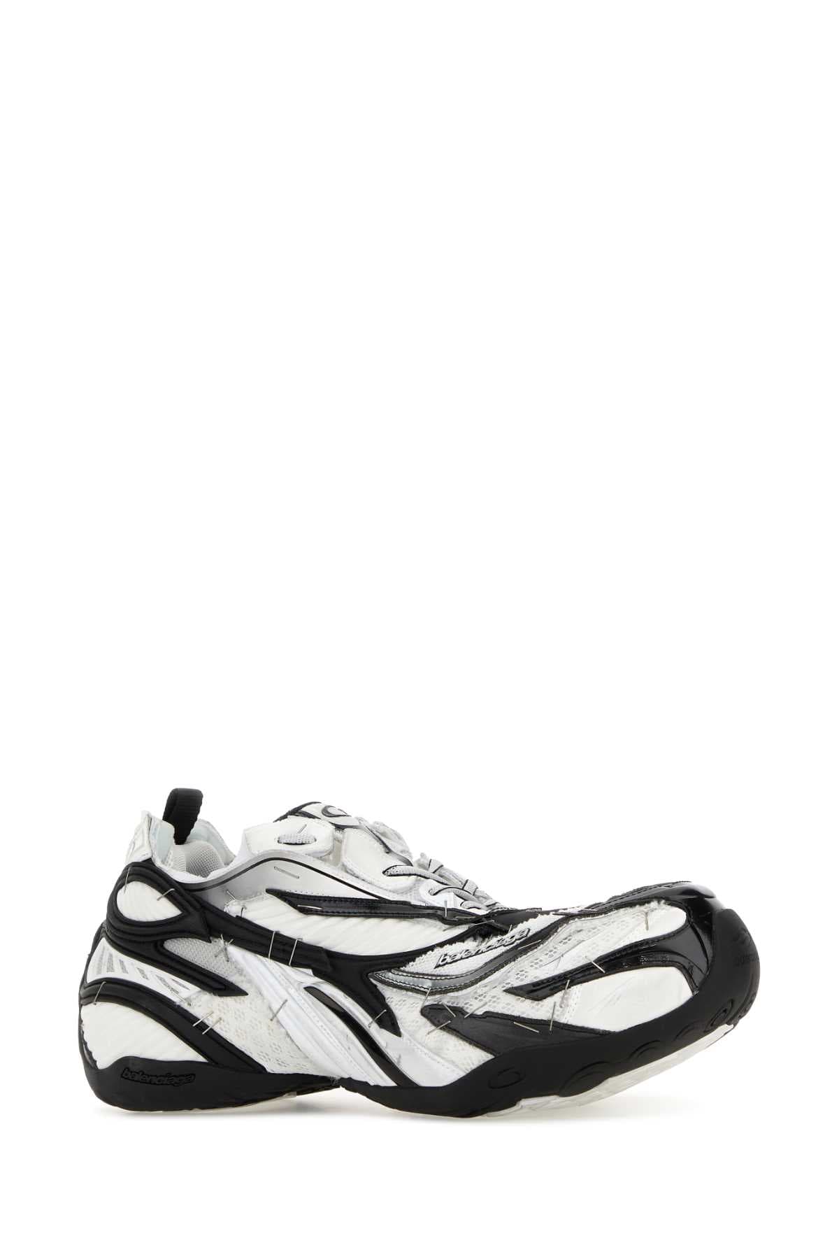 Two-tone fabric Soleless sneakers - мініатюра 2