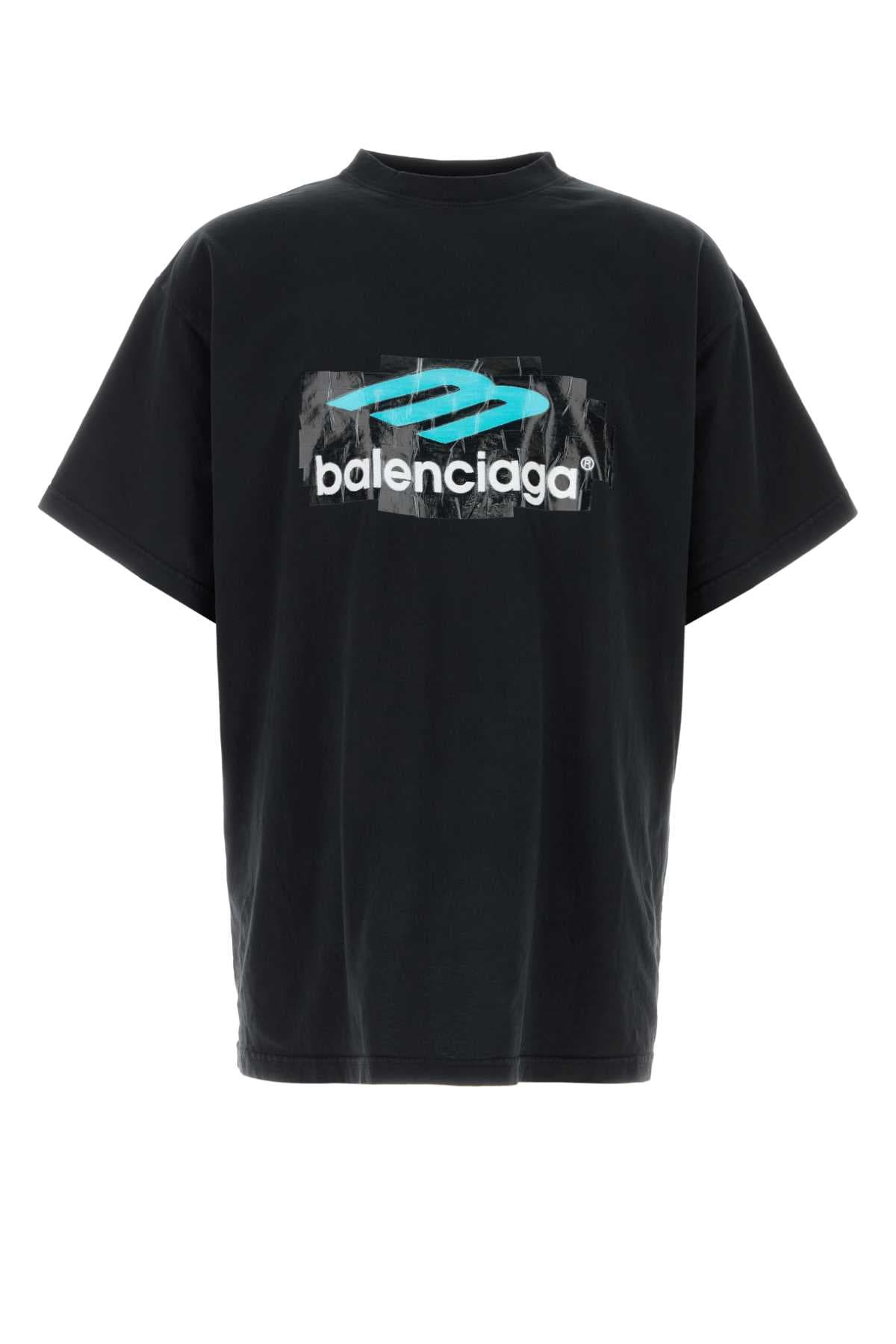 Slate cotton oversize t-shirt