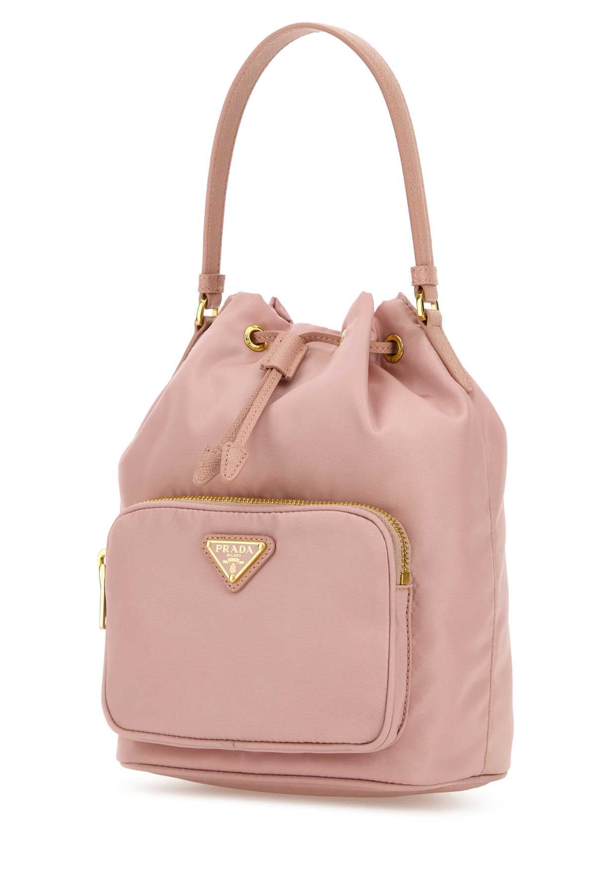 Pink Re-Nylon Duet bucket bag - мініатюра 2